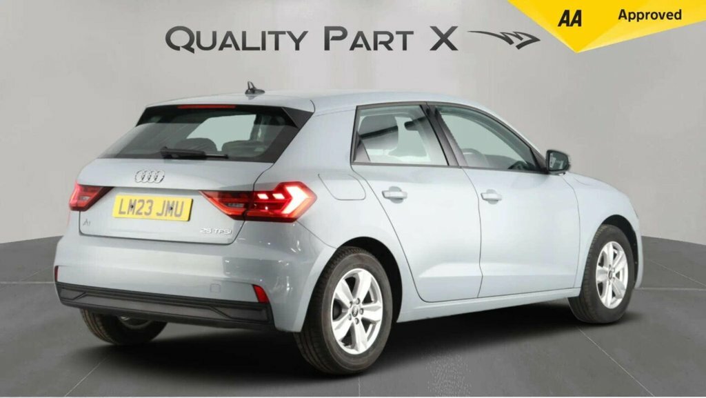 Audi A1 Hatchback LM23JMU Grey #5