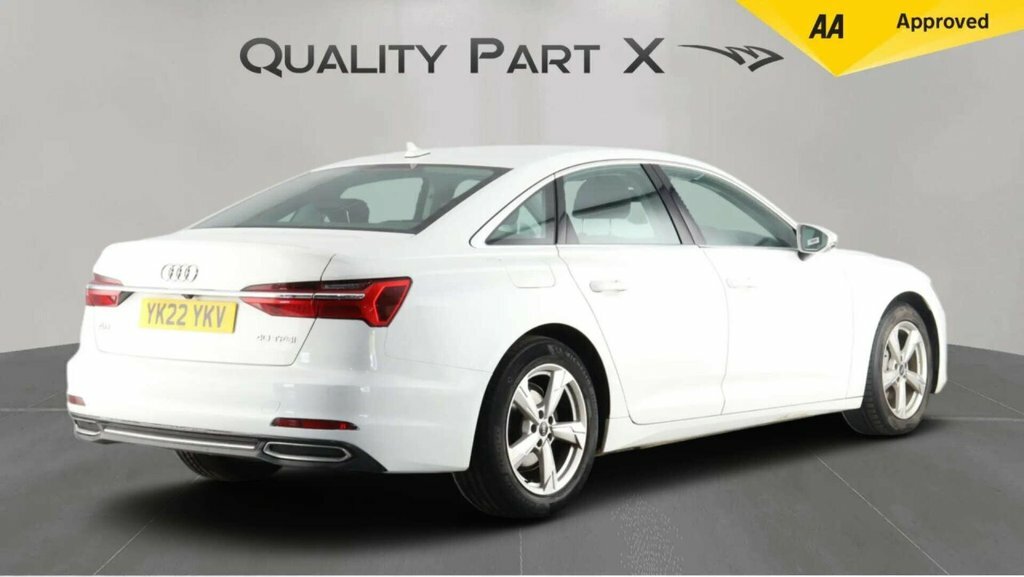 Audi A6 Saloon Saloon White #3