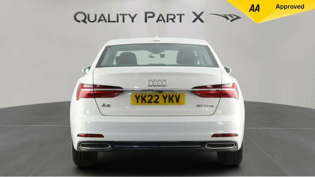 Audi A6 Saloon Saloon White #4