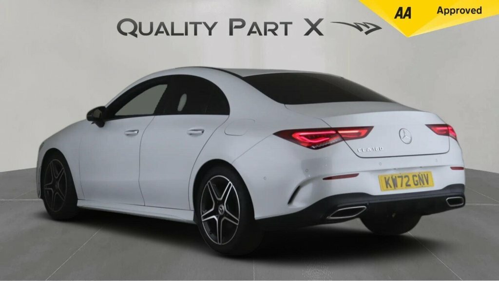 Mercedes-Benz CLA Class Saloon KW72GNV White #5