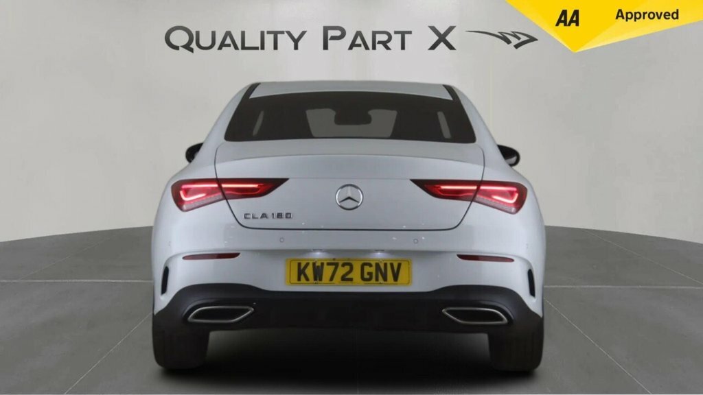 Mercedes-Benz CLA Class Saloon KW72GNV White #6