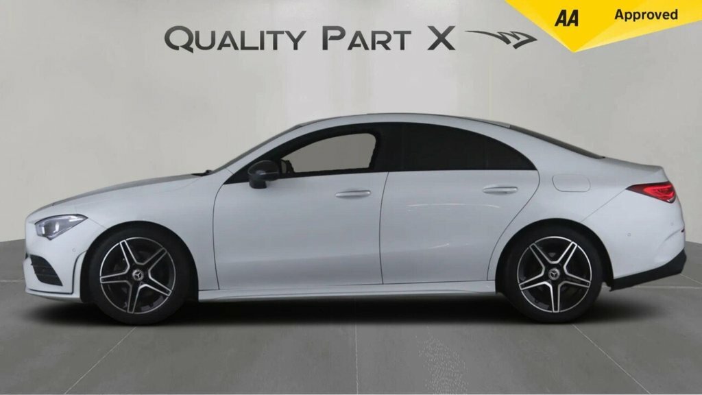 Mercedes-Benz CLA Class Saloon KW72GNV White #4
