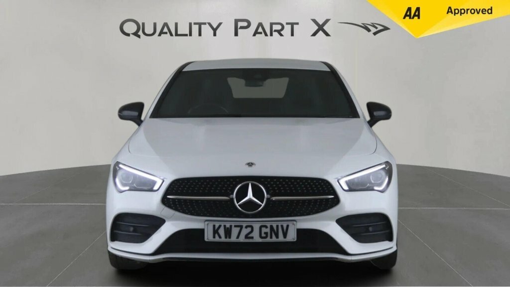 Mercedes-Benz CLA Class Saloon KW72GNV White #2