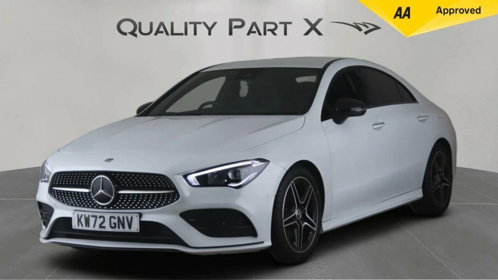 Mercedes-Benz CLA Class Saloon KW72GNV White #3