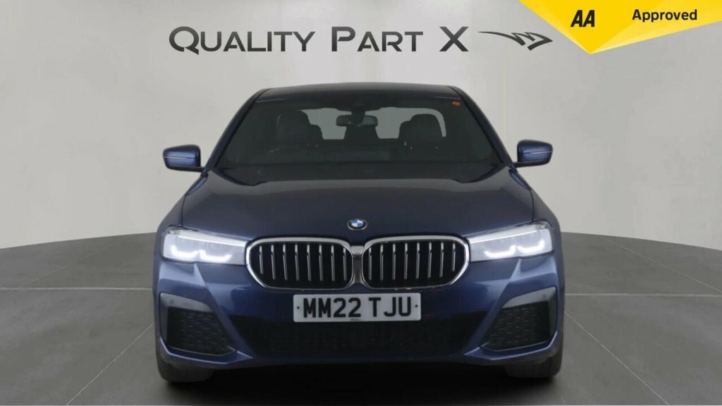 BMW 5 Series Saloon MM22TJU Blue #2