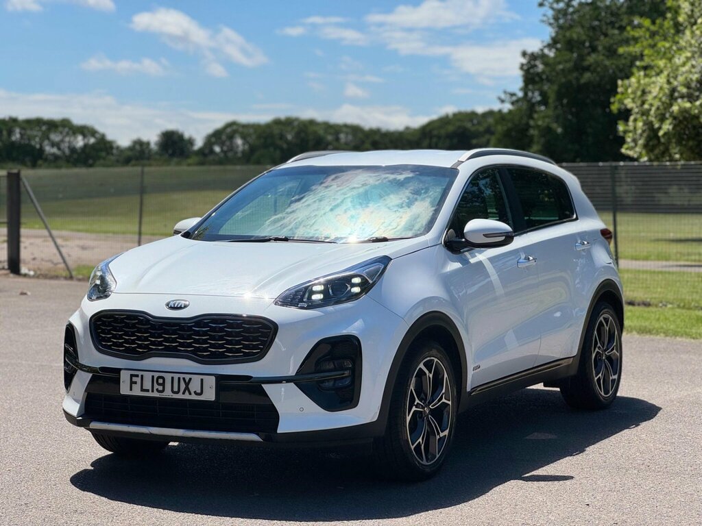 Kia Sportage 1.6 T-gdi Gt-line Dct Awd Euro 6 Ss FL19UXJ White #3