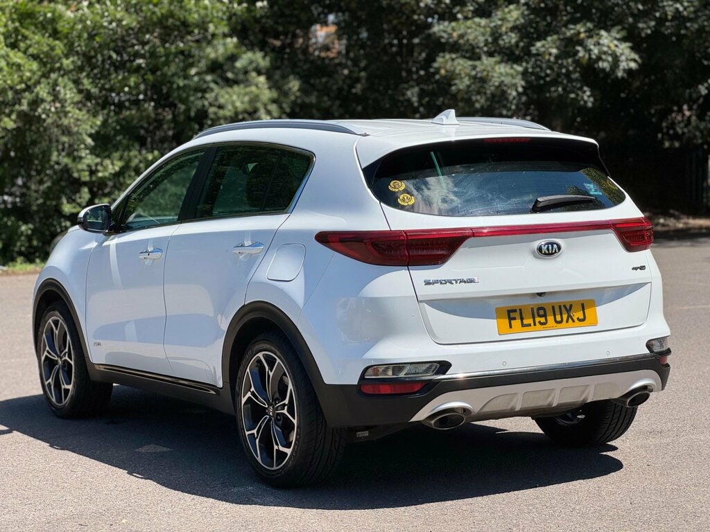 Kia Sportage 1.6 T-gdi Gt-line Dct Awd Euro 6 Ss FL19UXJ White #4