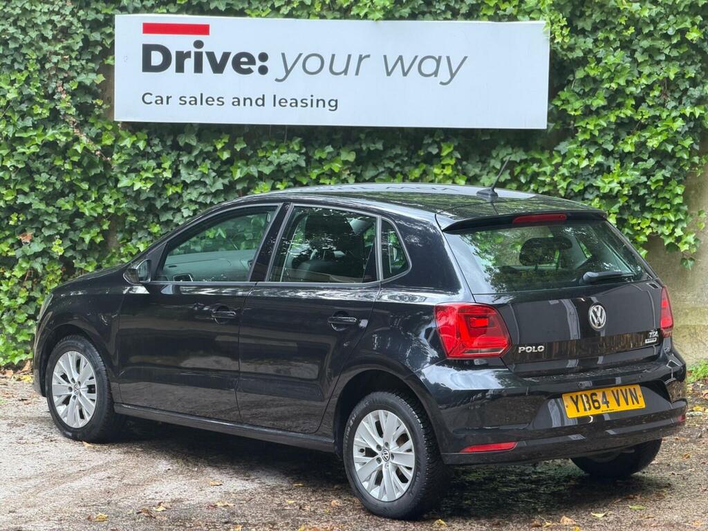 Volkswagen Polo Hatchback 1.4 Tdi Bluemotion Tech Se Euro 6 Ss YB64VVN Black #6