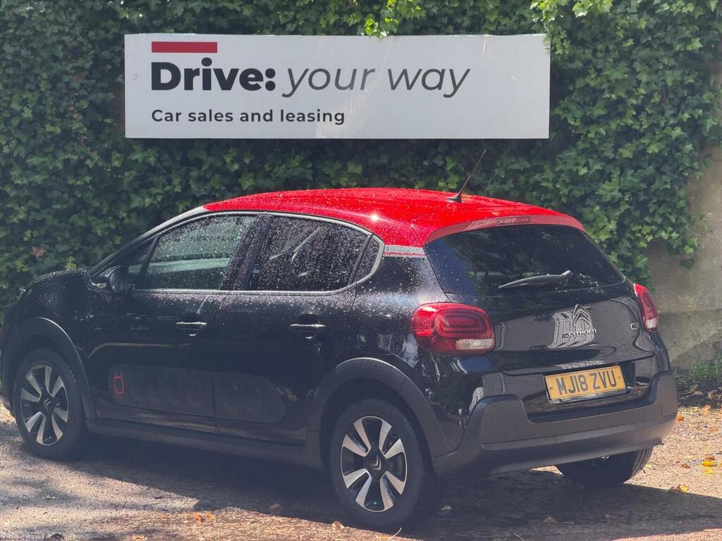 Citroen C3 Hatchback 1.2 Puretech Flair Euro 6 201818 MJ18ZVU Black #6