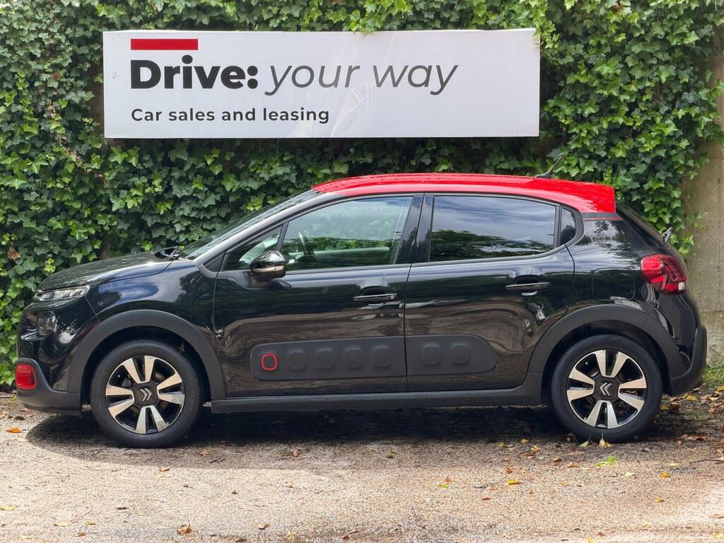 Citroen C3 Hatchback 1.2 Puretech Flair Euro 6 201818 MJ18ZVU Black #4