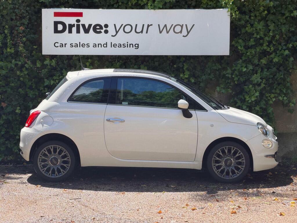 Fiat 500 1.2 Lounge Euro 6 Ss PK19WND White #5