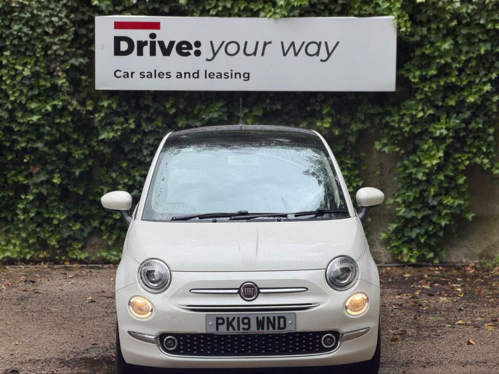 Fiat 500 1.2 Lounge Euro 6 Ss PK19WND White #2