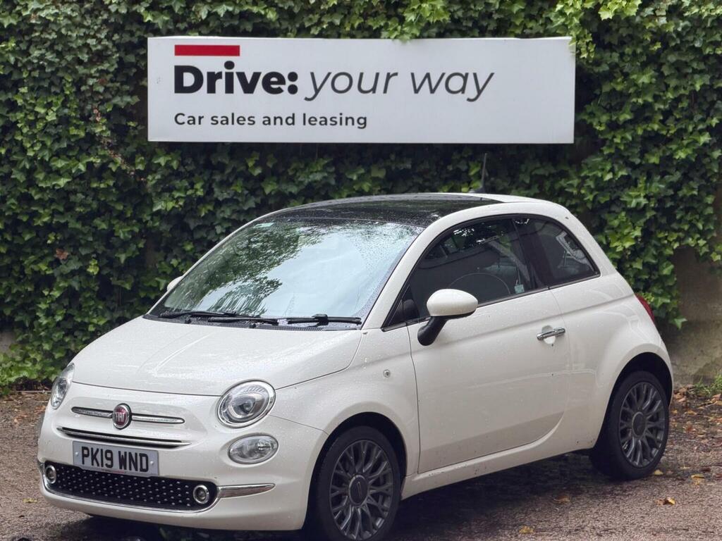 Fiat 500 1.2 Lounge Euro 6 Ss PK19WND White #3