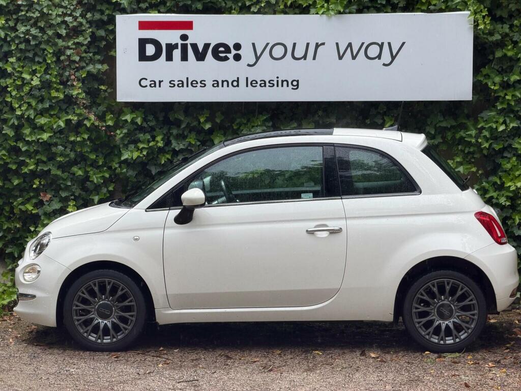 Fiat 500 1.2 Lounge Euro 6 Ss PK19WND White #4