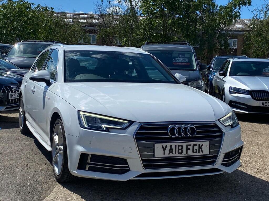 Audi A4 Avant Estate 1.4 Tfsi S Line S Tronic Euro 6 Ss White