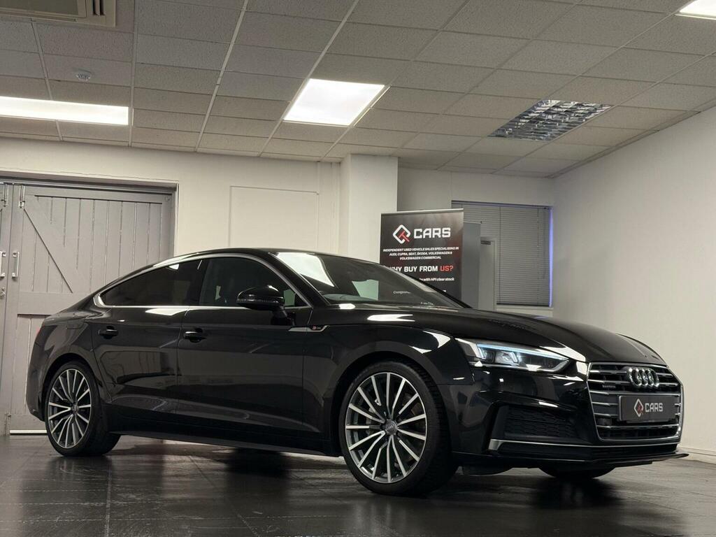 Audi A5 Hatchback 2.0 Tfsi S Line Sportback S Tronic Quatt KP18CBO Black #4