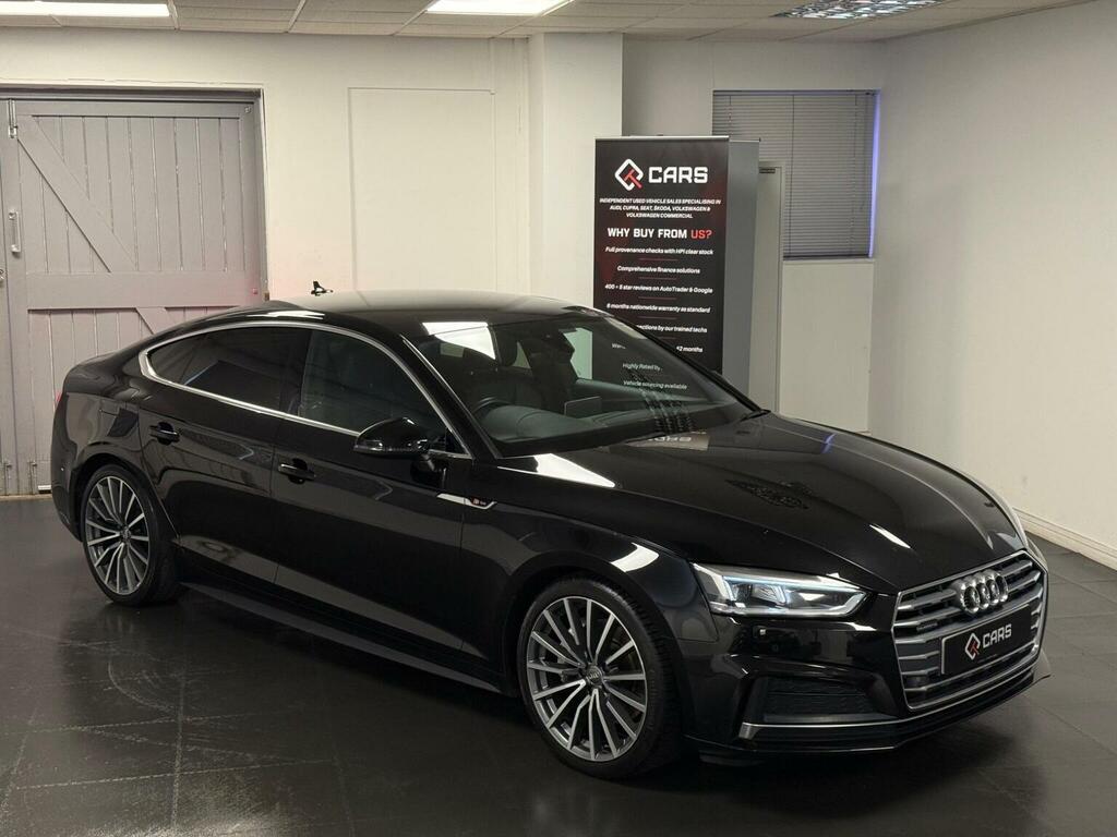 Audi A5 Hatchback 2.0 Tfsi S Line Sportback S Tronic Quatt KP18CBO Black #3