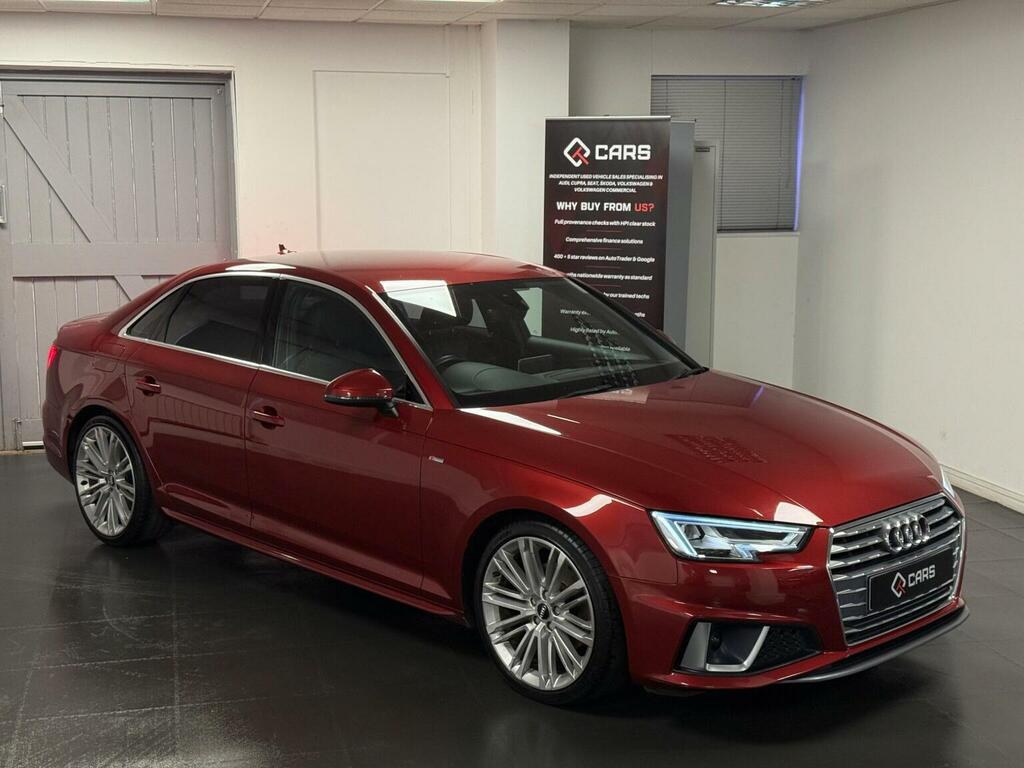 Audi A4 2.0 Tfsi 40 S Line S Tronic Euro 6 Ss Red