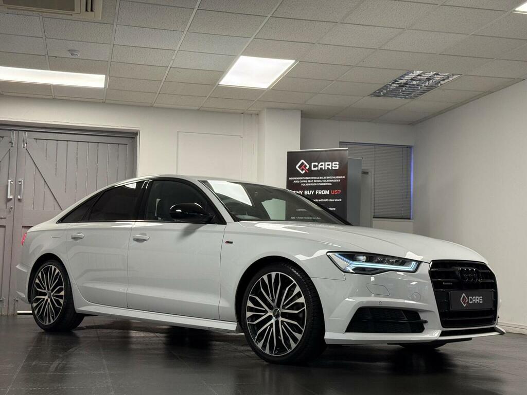 Audi A6 Saloon Saloon 2.0 Tdi Black Edition S Tronic Quattro Euro KV67YZJ White #4