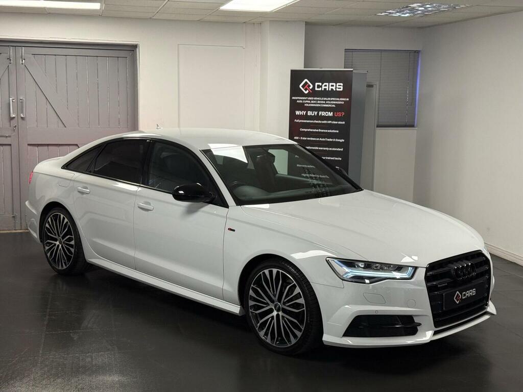 Audi A6 Saloon Saloon 2.0 Tdi Black Edition S Tronic Quattro Euro KV67YZJ White #3