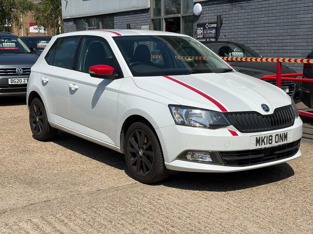 Skoda Fabia 1.0 Tsi Redline Euro 6 Ss White #4