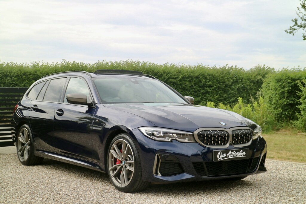 BMW 3 Series 3.0 M340d Xdrive Touring Blue #4
