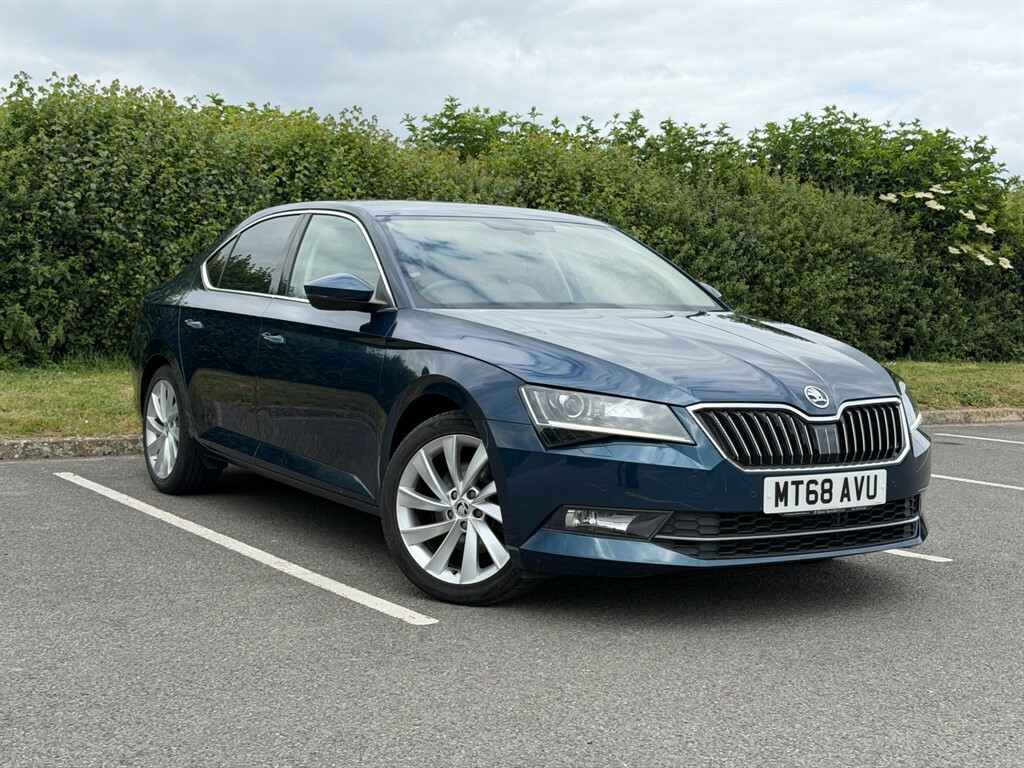 Skoda Superb 1.5 L 1.5 Tsi Act Se L Executive Hatchback Pet Blue #2
