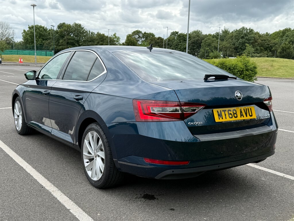 Skoda Superb 1.5 L 1.5 Tsi Act Se L Executive Hatchback Pet Blue #6