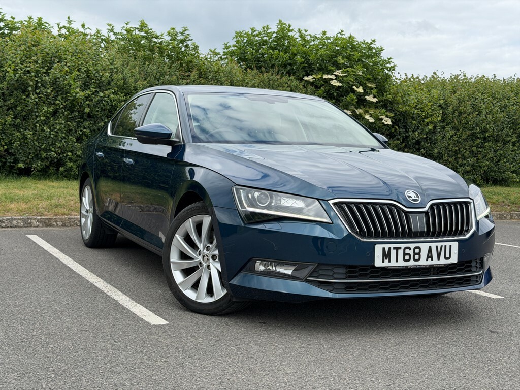 Skoda Superb 1.5 L 1.5 Tsi Act Se L Executive Hatchback Pet Blue