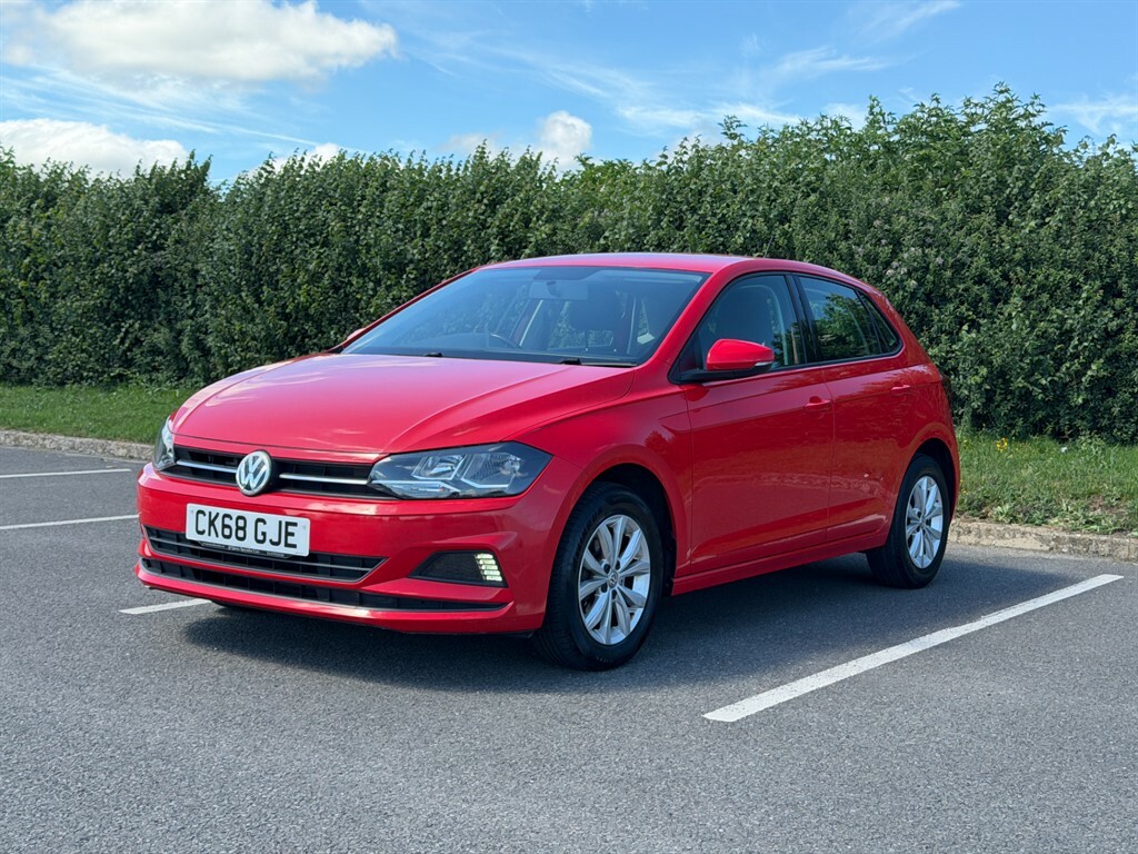Volkswagen Polo 1.0 L 1.0 Tsi Se Hatchback Euro CK68GJE Red #3