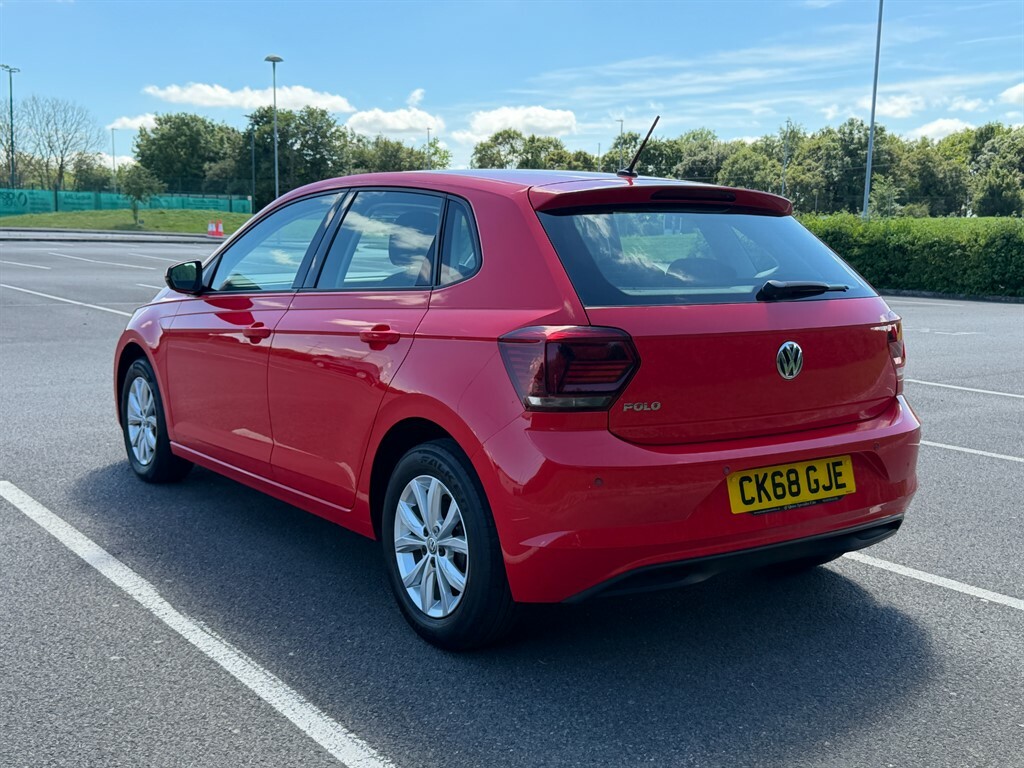 Volkswagen Polo 1.0 L 1.0 Tsi Se Hatchback Euro CK68GJE Red #5