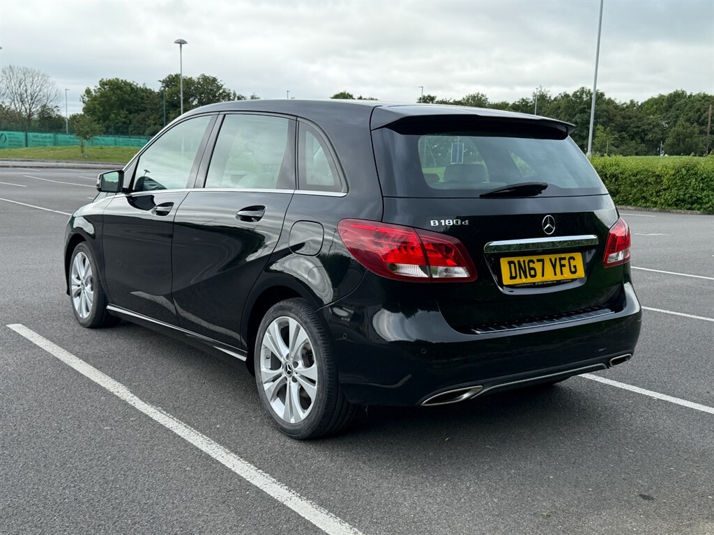 Mercedes-Benz B Class 1.5 L 1.5 B180d Sport Executive Mpv 7 DN67YFG Black #5