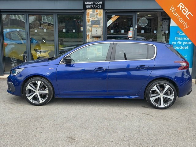 Peugeot 308 2019 1.5 Bluehdi Gt Line Hatchback Eat KR69ZLX Blue #2