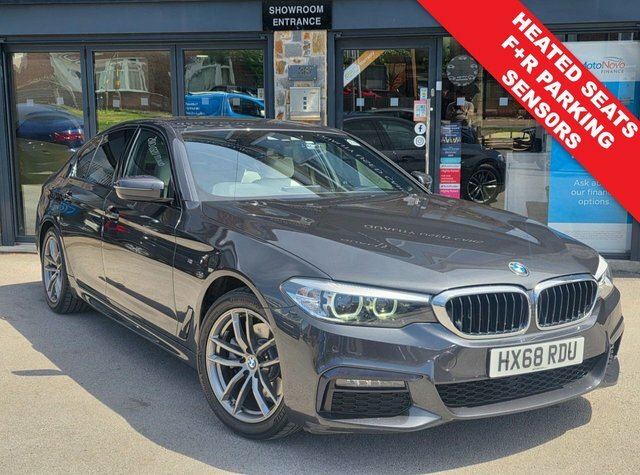 BMW 5 Series 2018 2.0 520D M Sport Saloon Euro HX68RDU Grey