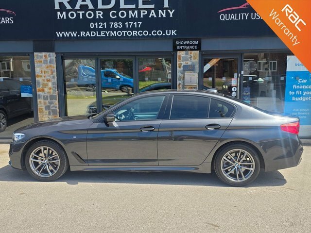 BMW 5 Series 2018 2.0 520D M Sport Saloon Euro HX68RDU Grey #2