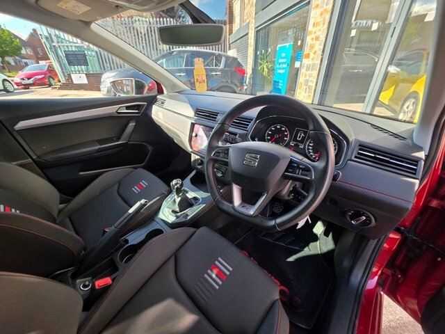 Seat Ibiza 2019 1.0 Tsi Fr Hatchback Euro 6 FT19HJG Red #6