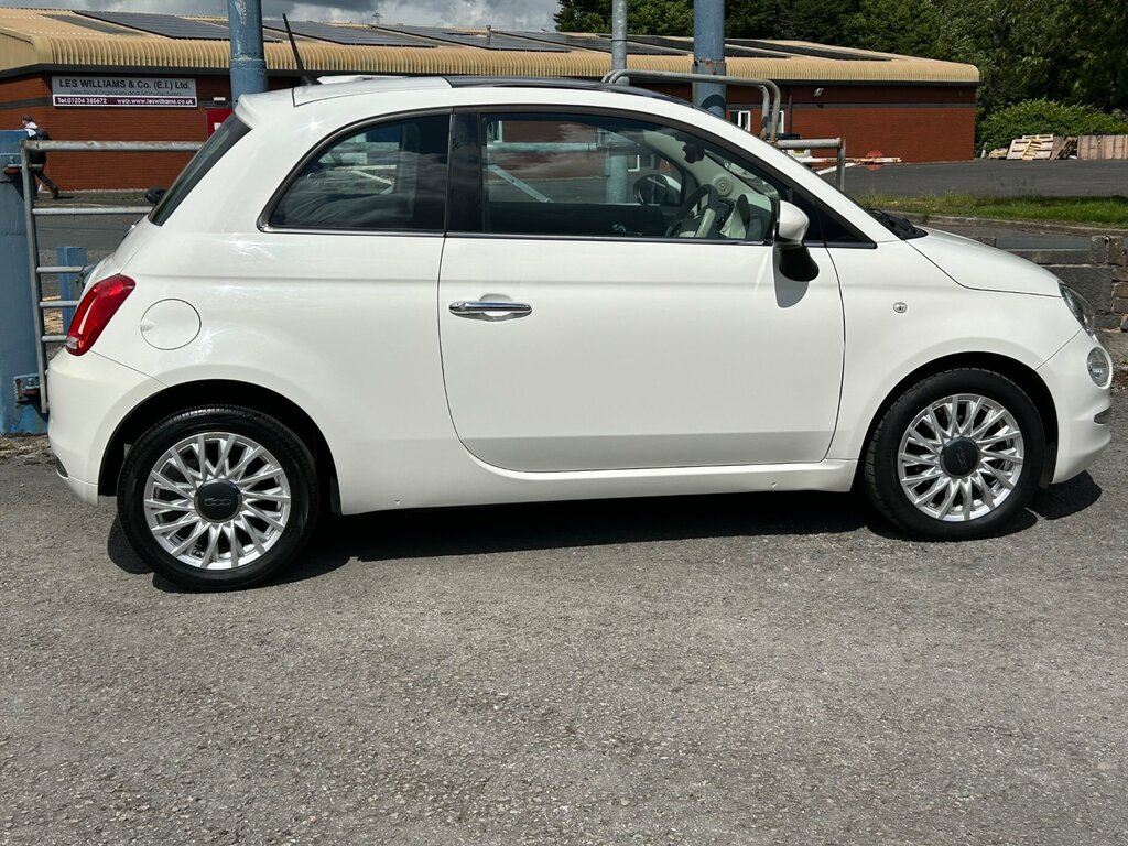 Fiat 500 1.2 Lounge Hatchback Euro 6 Ss White #5