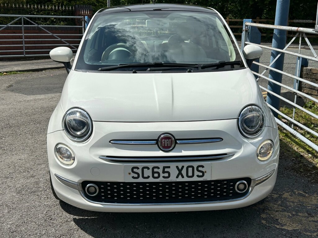 Fiat 500 1.2 Lounge Hatchback Euro 6 Ss White #6
