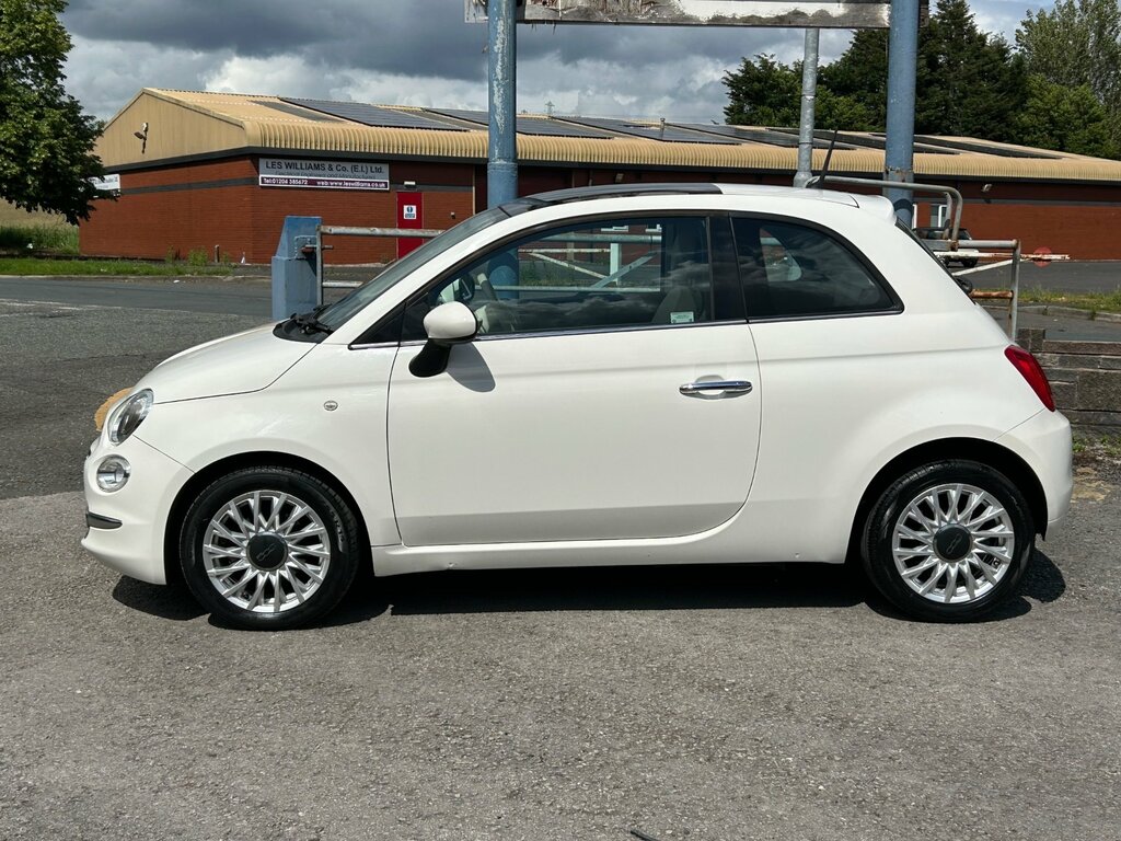 Fiat 500 1.2 Lounge Hatchback Euro 6 Ss White #4