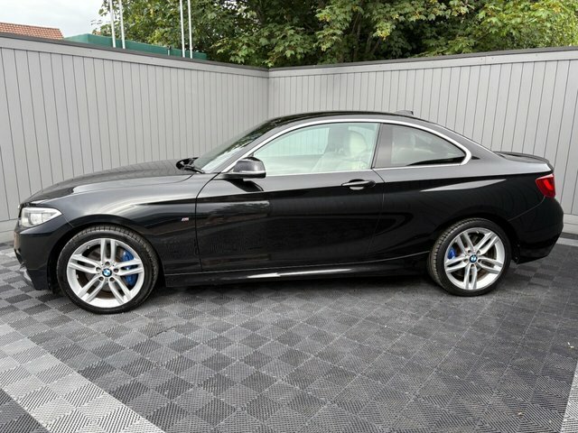 BMW 2 Series Gran Coupe 2015 2.0 220I M Sport Coupe Euro 6 Black #3