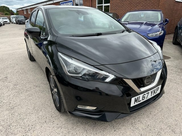 Nissan Micra 2017 0.9 Ig-t N-connecta Hatchback Manu ML67YKP Black #2