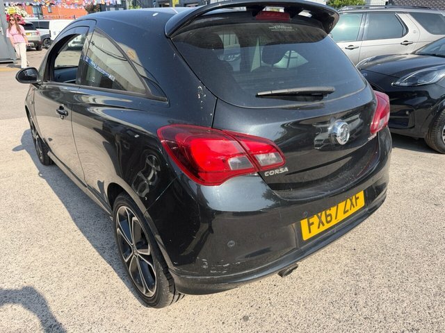 Vauxhall Corsa 2017 1.4I Turbo Black Edition Hatchback FX67ZXF Black #5