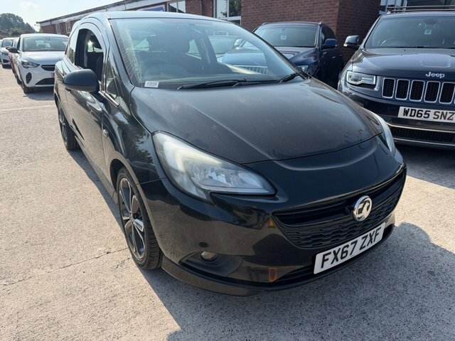 Vauxhall Corsa 2017 1.4I Turbo Black Edition Hatchback FX67ZXF Black #2