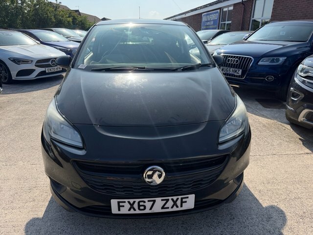 Vauxhall Corsa 2017 1.4I Turbo Black Edition Hatchback FX67ZXF Black #3