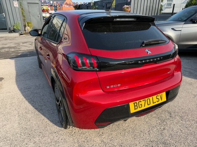 Peugeot e-208 2021 50Kwh Gt Hatchback 136 Ps Red #5