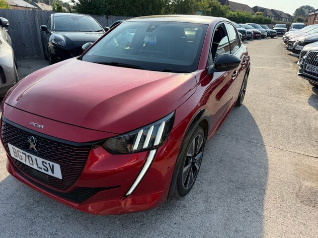 Peugeot e-208 2021 50Kwh Gt Hatchback 136 Ps Red