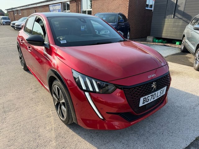 Peugeot e-208 2021 50Kwh Gt Hatchback 136 Ps Red #2