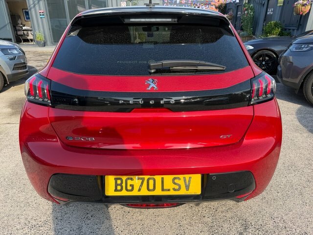 Peugeot e-208 2021 50Kwh Gt Hatchback 136 Ps Red #6