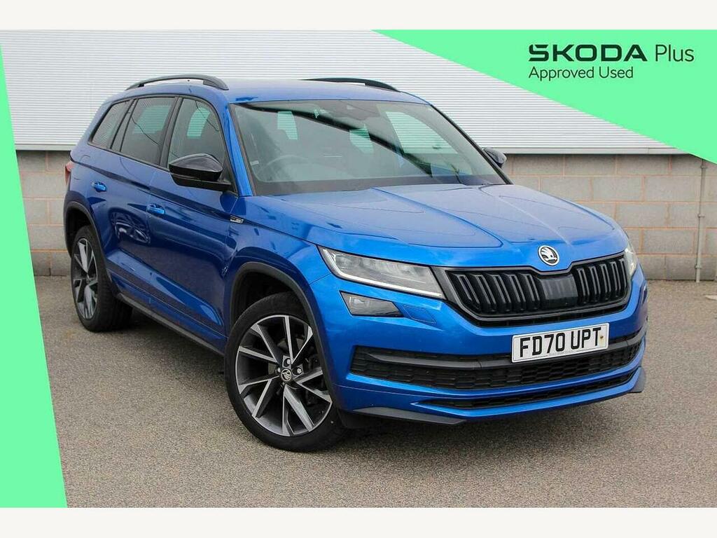 Skoda Kodiaq 2020 2.0 Tdi Sport Line 4X4 Dsg 7 Seat Blue