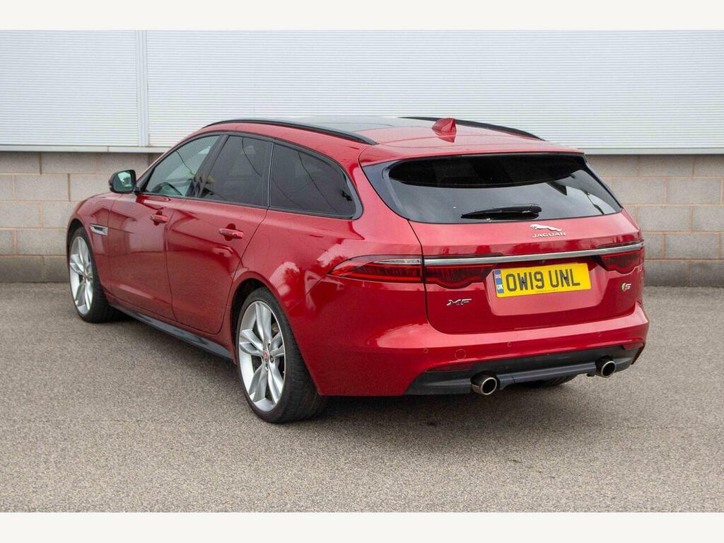 Jaguar XF 2019 3.0D V6 S Sportbrake Euro 6 Ss OW19UNL Red #3
